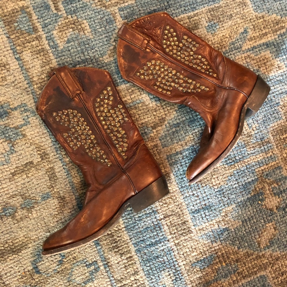 Frye Cowgirl Boots Size 7